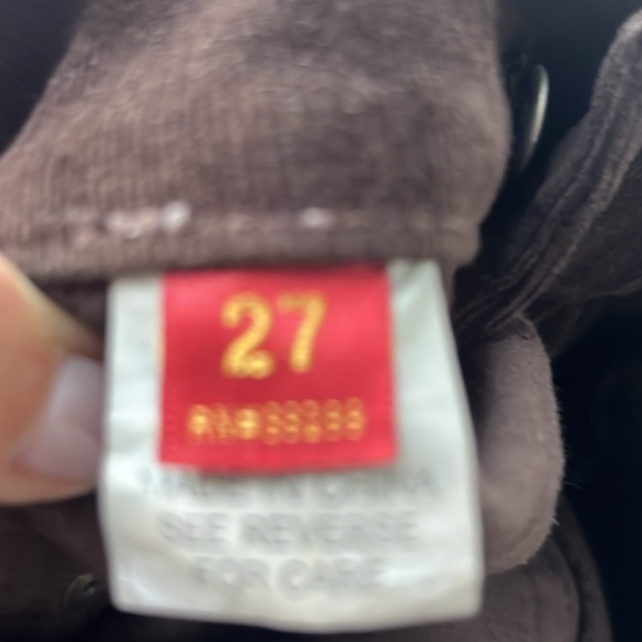 Level 99 Slim Boot Cut corduroy pants sz: 26 - Picture 4 of 4